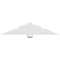Ekena Millwork Kennewick Architectural Grade PVC Gable Bracket, 60"W x 12 1/2"H x 4"D x 6"F, 5/12 Pitch GBP060X13X0406KEN00 - alternate 5